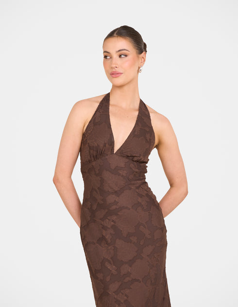 Quinn V-neck Maxi Dress